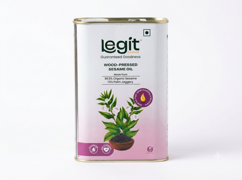 Wood-Pressed Sesame Oil