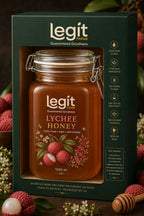 Legit Farms lychee honey gift box