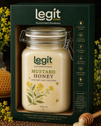 Legit Farms mustard honey gift box