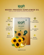 Sunflower seeds used in Legit Farms wood-pressed sunflower oil